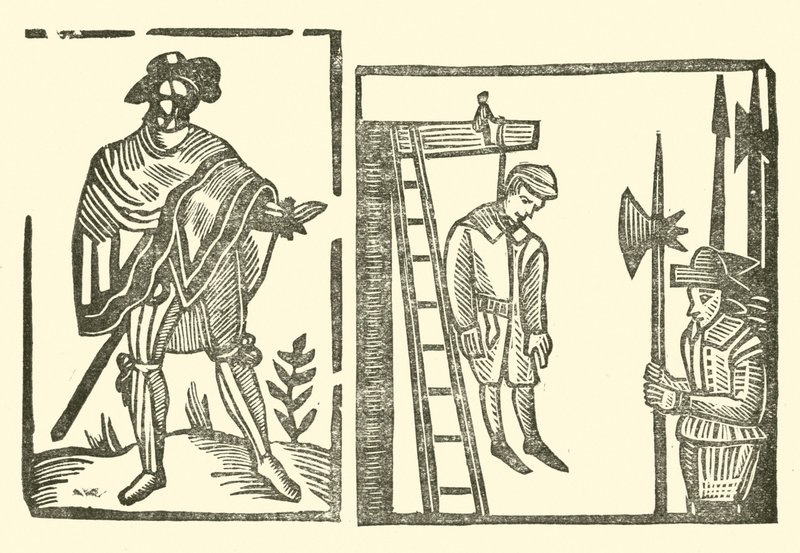 Illustrazione per The Roxburghe Ballads da English School