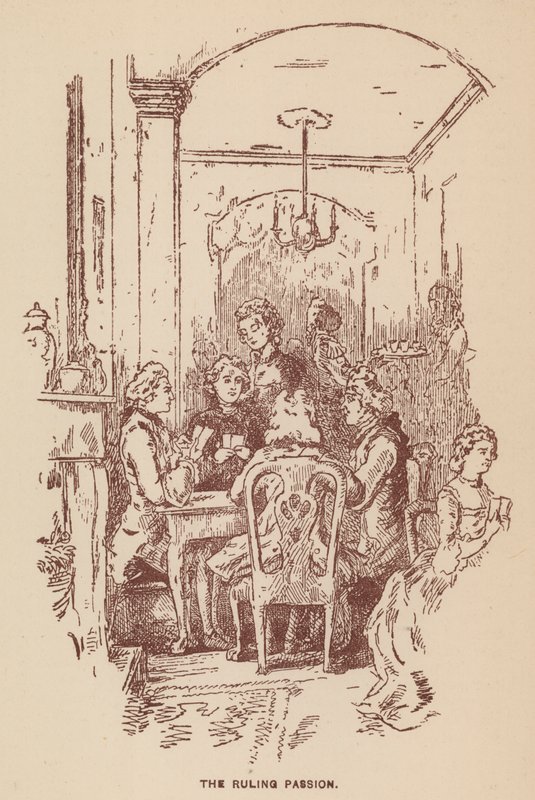 Illustrazione per The Virginians di Thackeray da English School