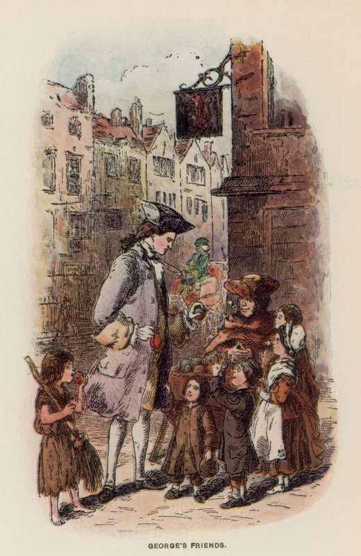 Illustrazione per The Virginians di Thackeray da English School