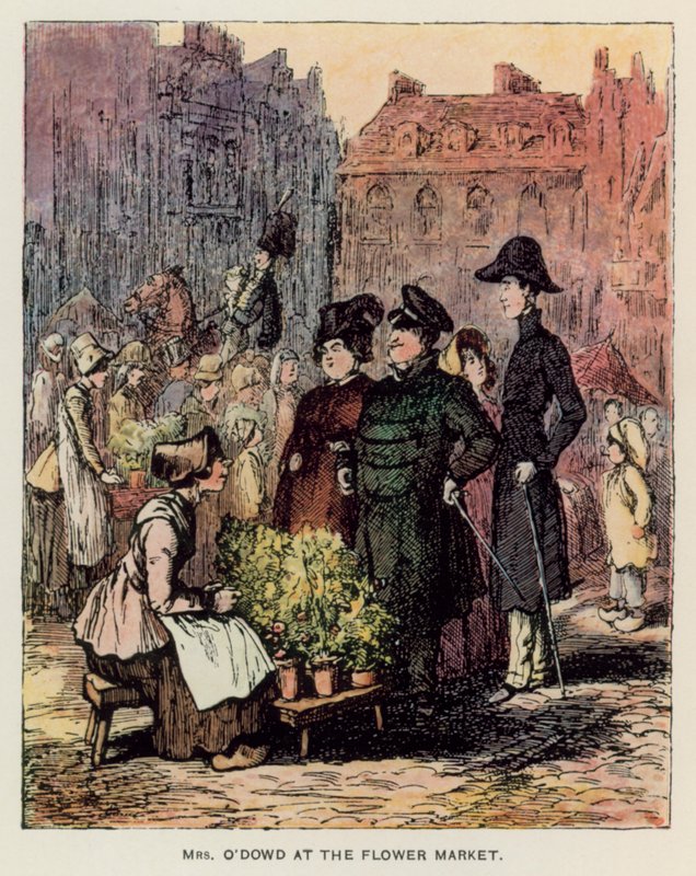 Illustrazione per Vanity Fair di Thackeray da English School