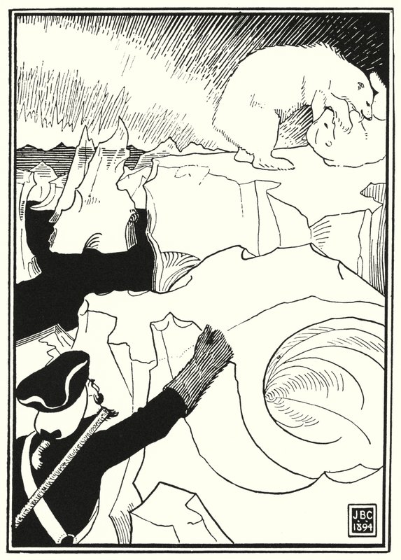 Illustrazione per Le avventure del barone di Münchhausen (incisione) da English School