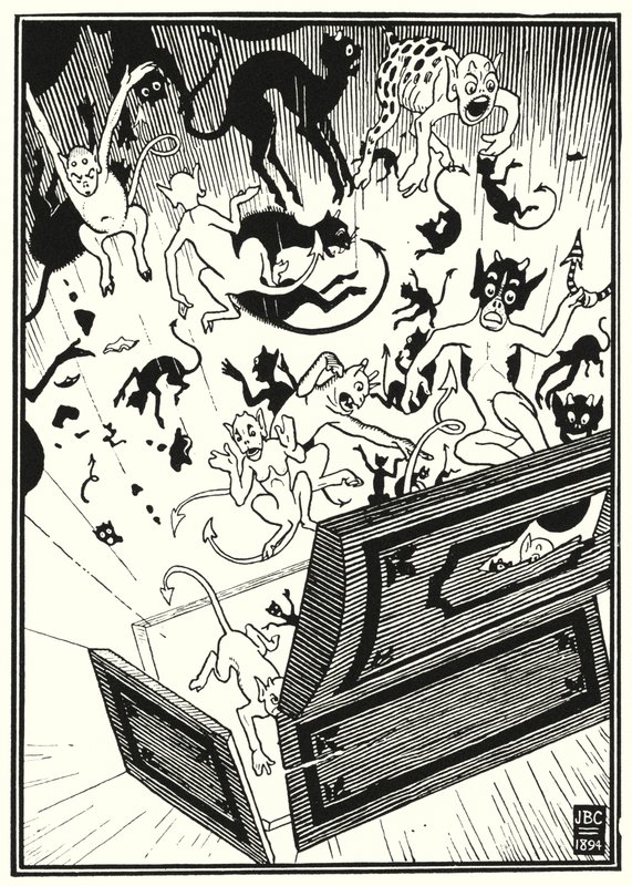 Illustrazione per le Avventure del Barone di Munchausen (incisione) da English School