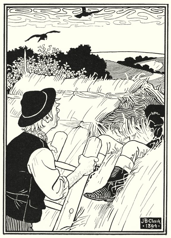Illustrazione per le Avventure del Barone di Munchausen (incisione) da English School