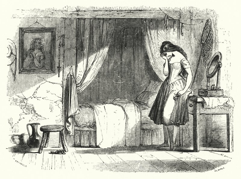 Illustrazione per il balletto, Ondine o La Naiade (incisione) da English School