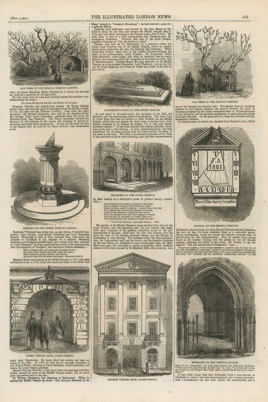 Illustrazioni di Temple da English School