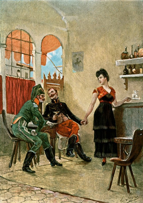Nel padiglione del caffè di Mariquita da English School