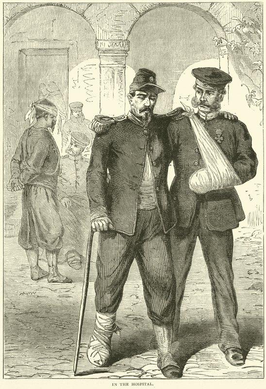 In ospedale, novembre 1870 da English School
