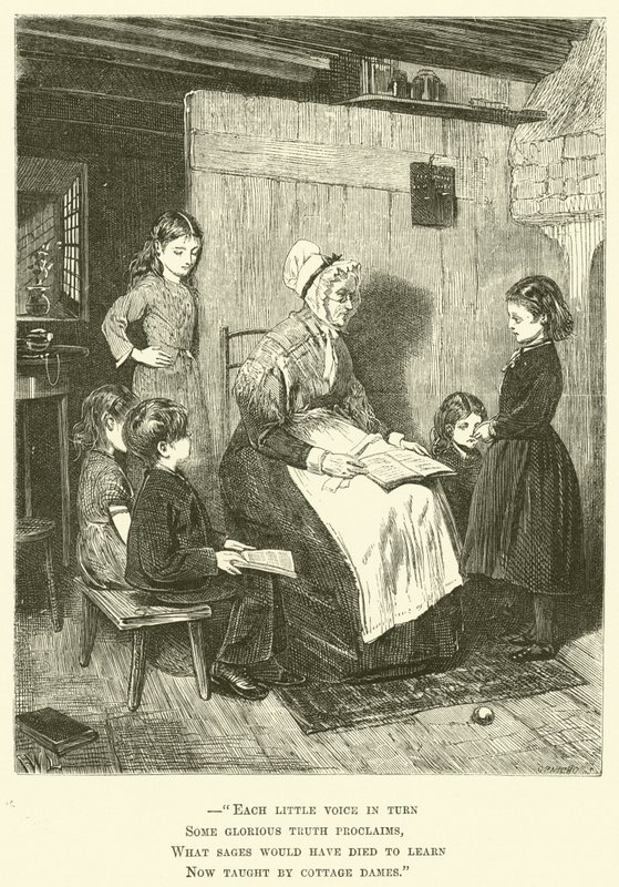 Apprendisti bambini (incisione) da English School