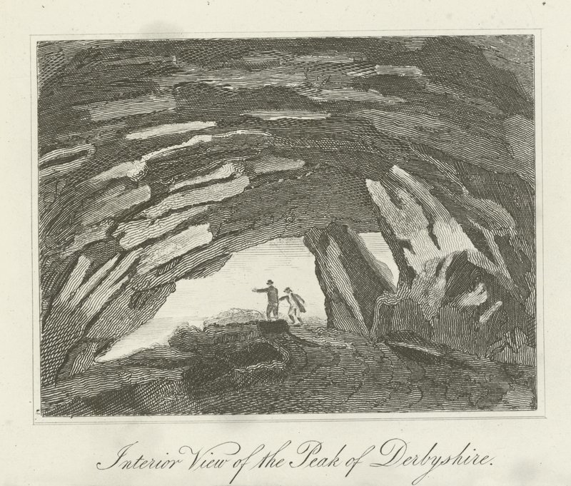 Veduta interna del Picco del Derbyshire da English School