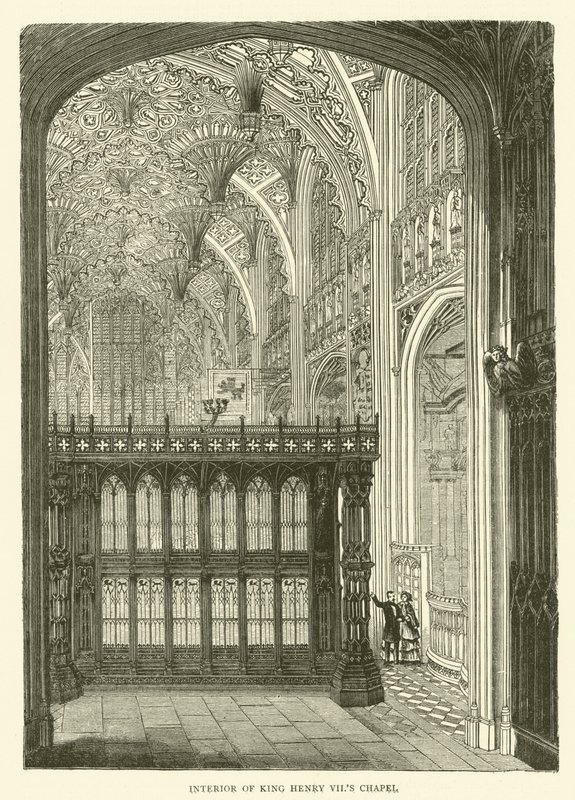 Interno della Cappella di Enrico VII da English School