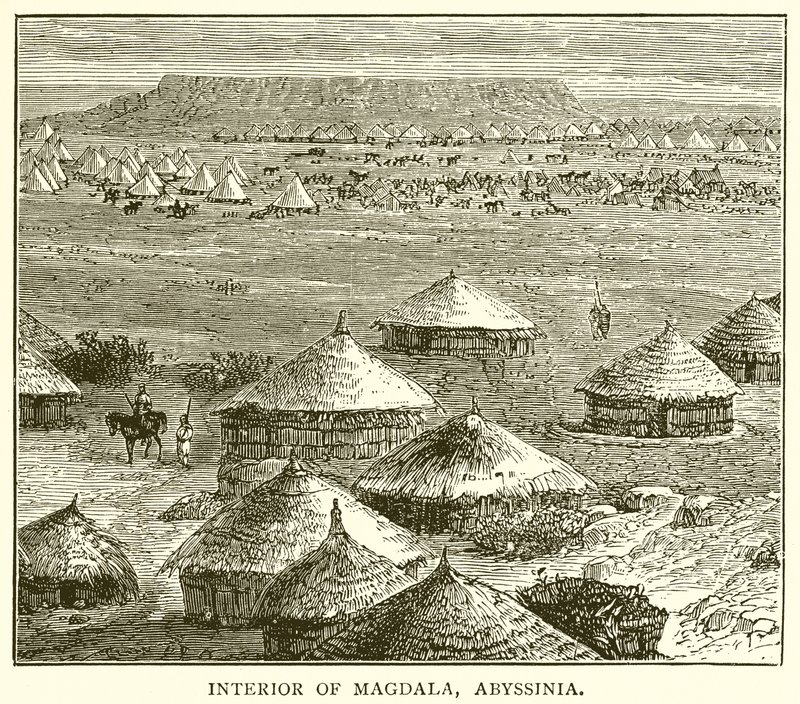 Interno di Magdala, Abissinia da English School