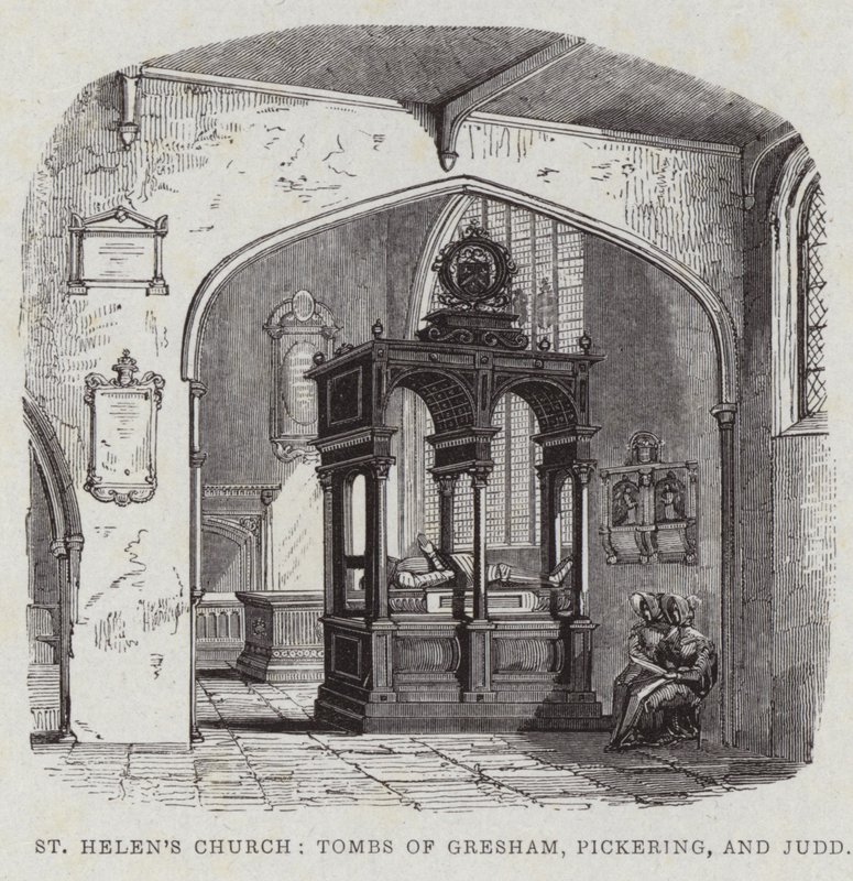 Interno di St Helens Bishopsgate da English School