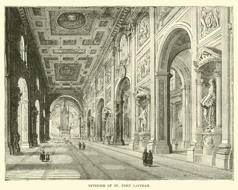 Interno di San Giovanni in Laterano da English School