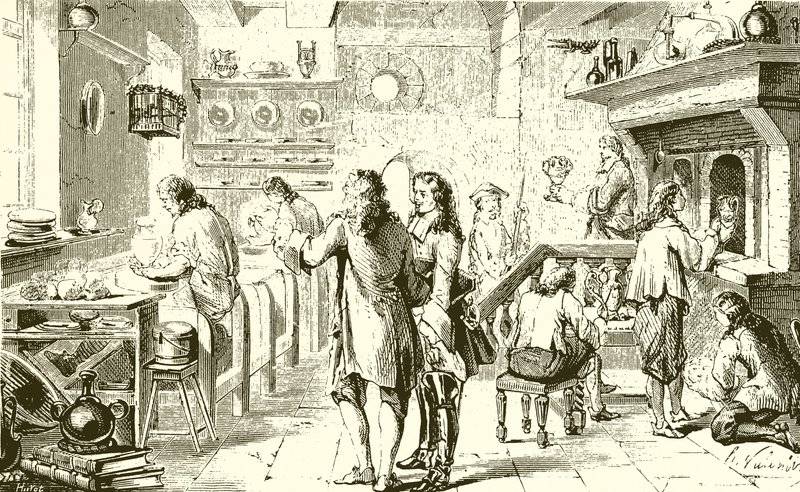 Interno di una fabbrica di ceramiche a Dresda da English School