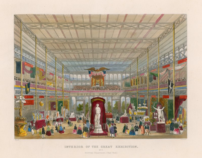 Interno della Grande Esposizione, Dipartimento Americano (Est) da English School