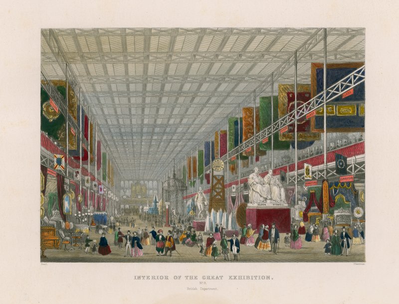 Interno della Grande Esposizione, Dipartimento Britannico da English School