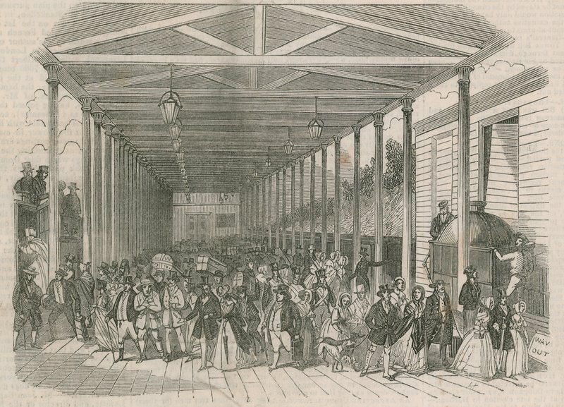 Interno del capolinea della Great Western Railway da English School