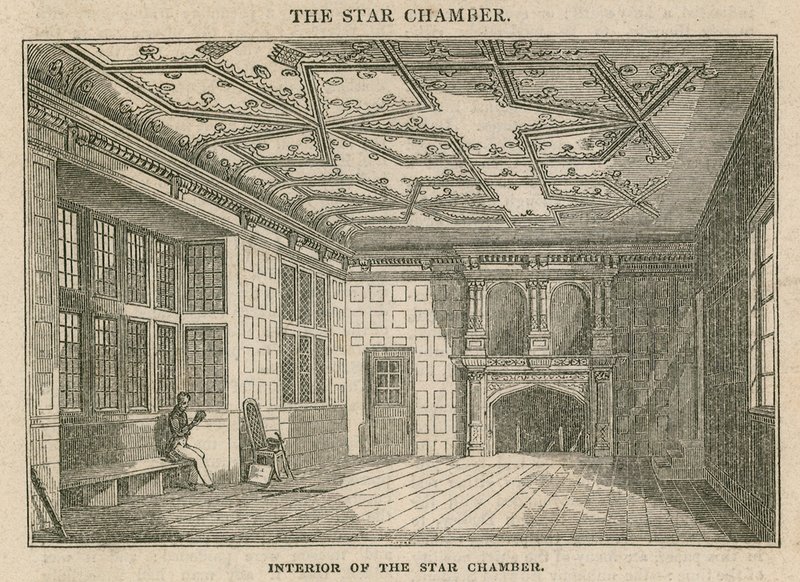Interno della Camera Stellata, Westminster da English School