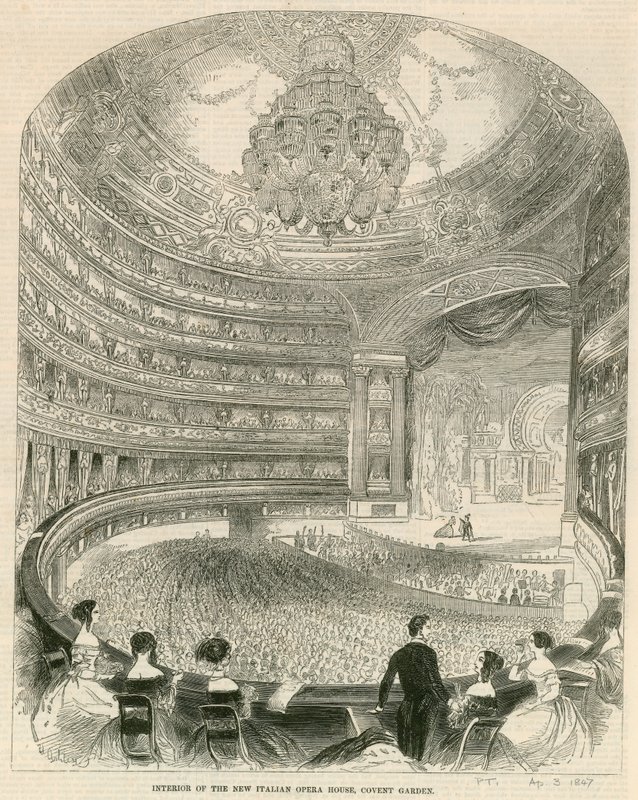 Interno del nuovo Teatro dell