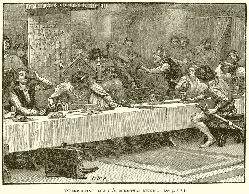 Interruzione della cena di Natale di Balliol da English School
