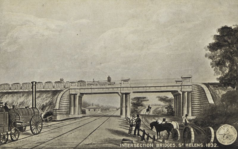 Ponti di Intersezione, St Helens, 1832 da English School