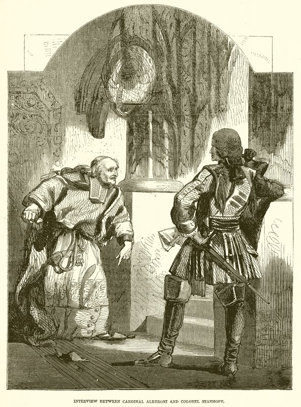 Incontro tra il Cardinale Alberoni e il Colonnello Stanhope da English School