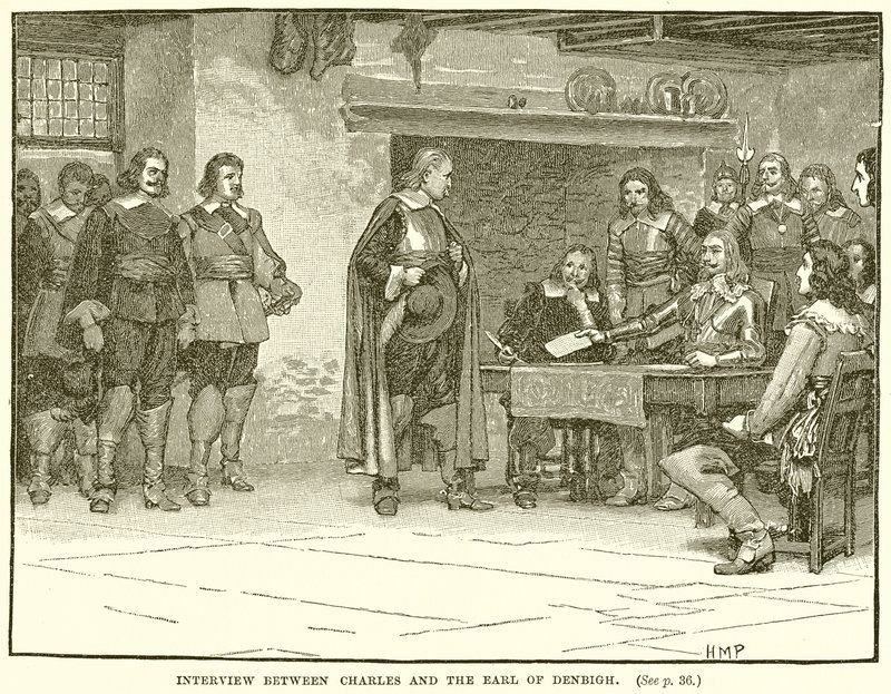 Incontro tra Carlo e il Conte di Denbigh da English School