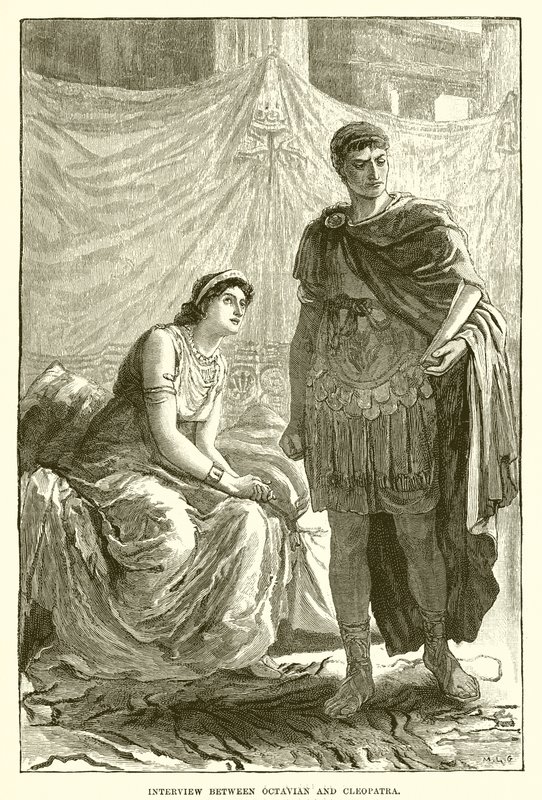 Incontro tra Ottaviano e Cleopatra da English School