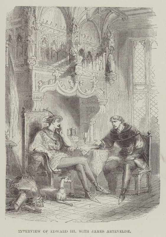 Intervista di Edoardo III con James Artevelde da English School