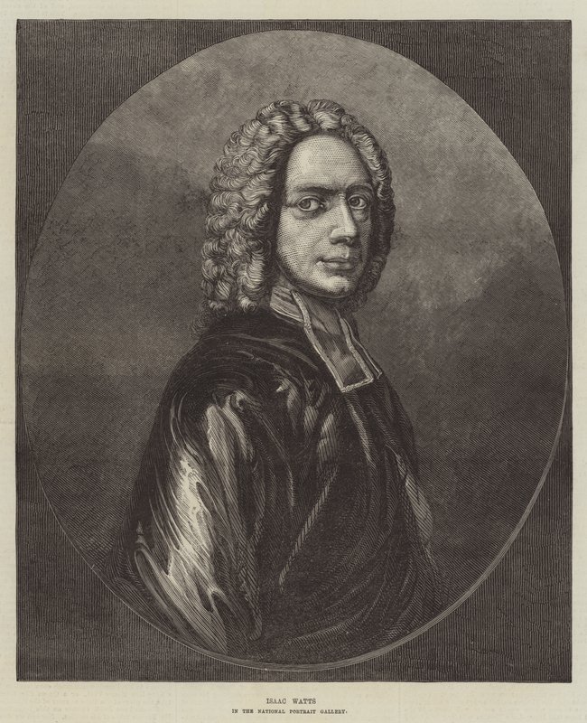 Isaac Watts, nella National Portrait Gallery (incisione) da English School