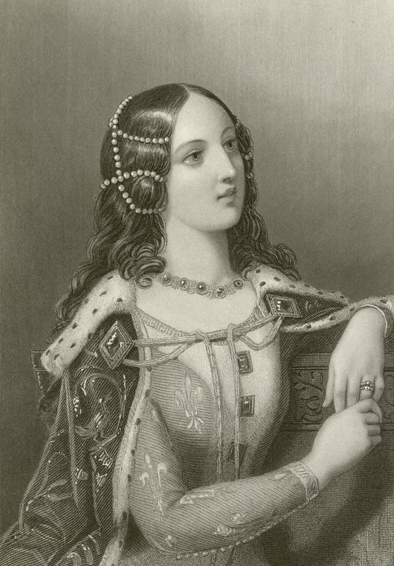 Isabella di Valois, seconda moglie di re Riccardo II da English School