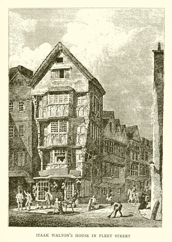 Casa di Izaak Walton in Fleet Street da English School