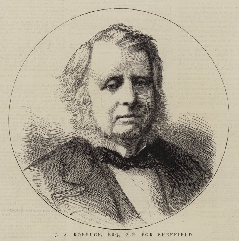 J A Roebuck, Esquire, MP per Sheffield da English School