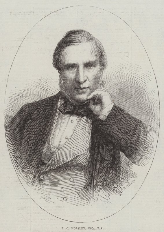 J C Horsley, Esquire, RA (incisione) da English School