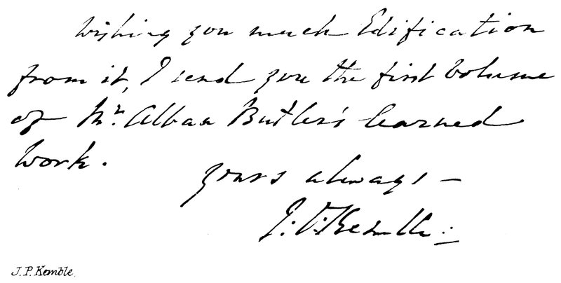 J P Kemble da English School