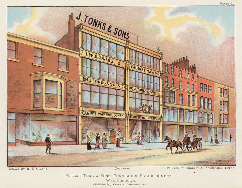Negozio di arredamenti J Tonks & Sons, Scarborough da English School