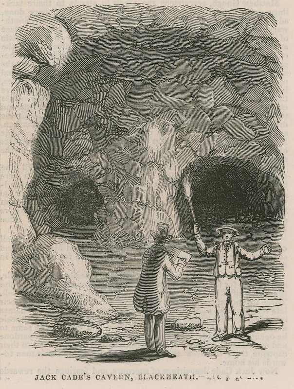 La caverna di Jack Cade da English School