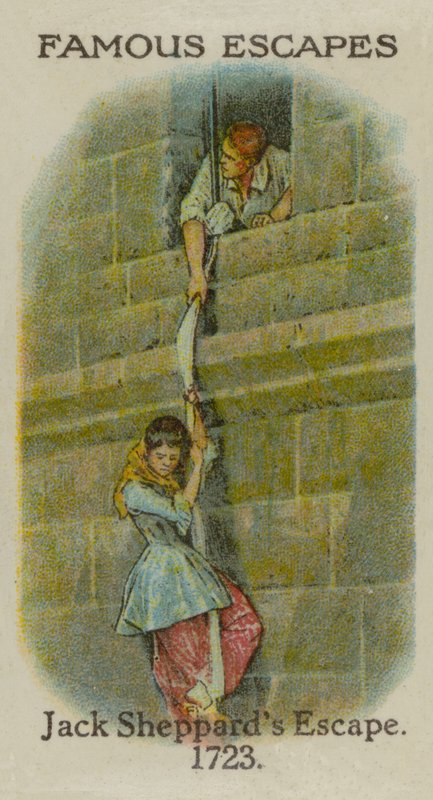 La fuga di Jack Sheppard, 1723 da English School