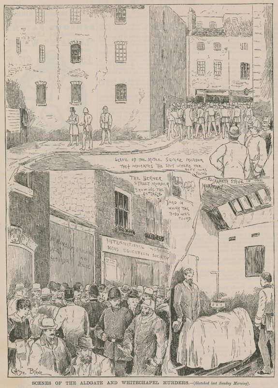 Jack lo Squartatore: scene degli omicidi di Aldgate e Whitechapel da English School