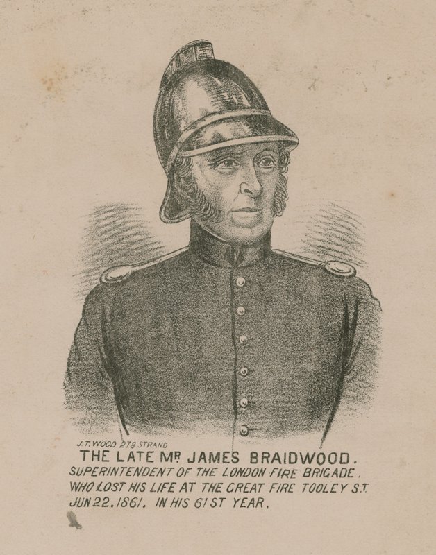 James Braidwood, Sovrintendente della Brigata dei Vigili del Fuoco di Londra da English School