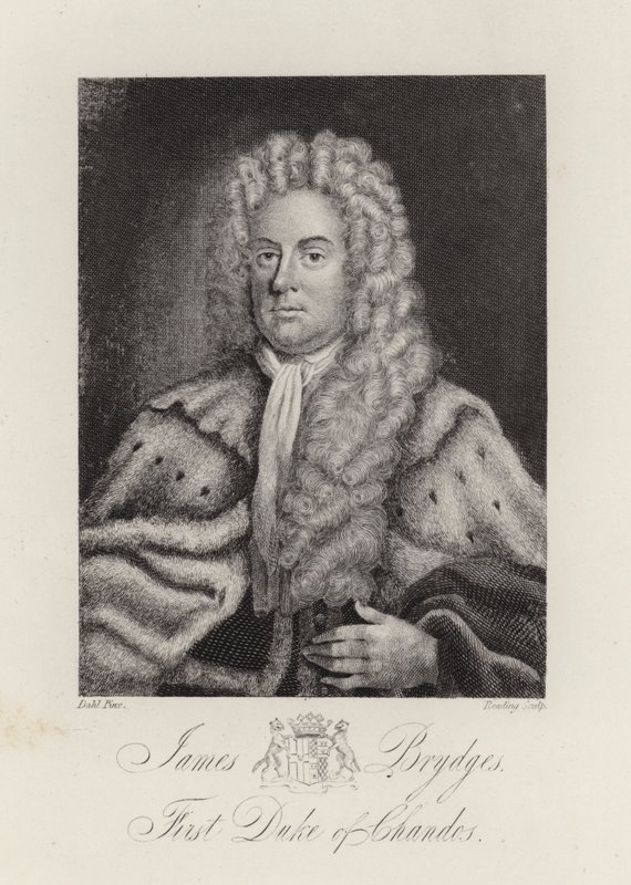 James Brydges, Duca di Chandos (incisione) da English School