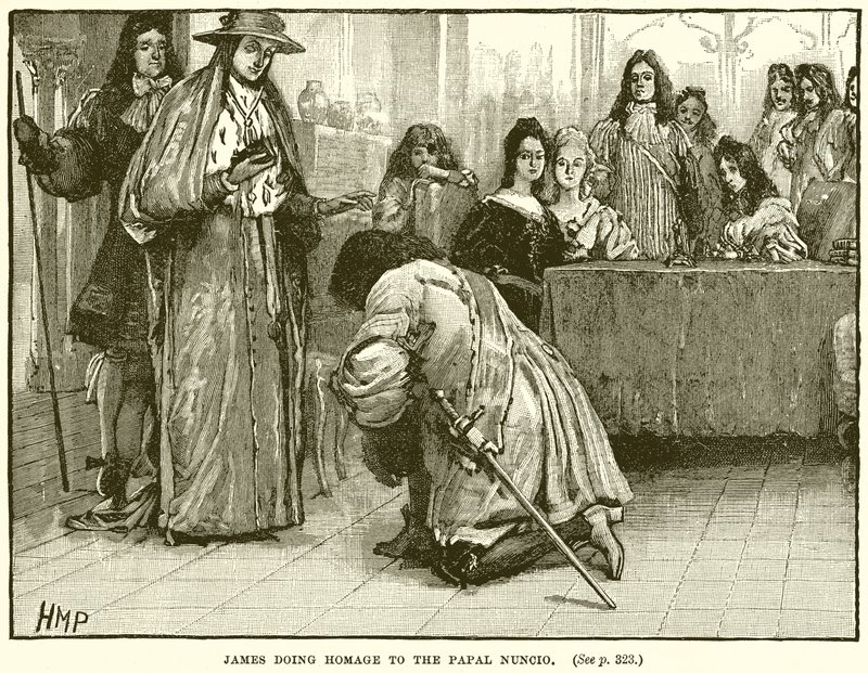 Giacomo rende omaggio al nunzio papale da English School