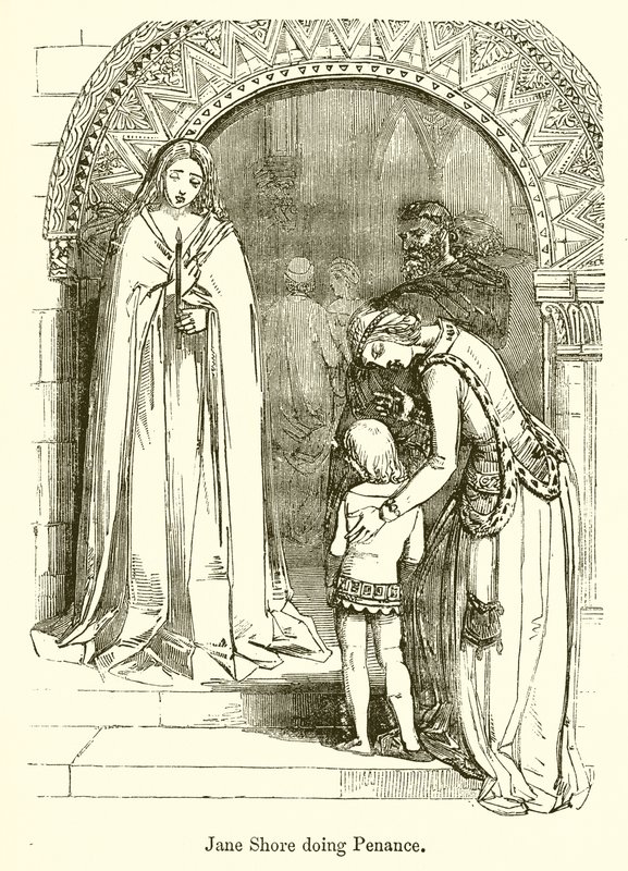 Jane Shore in Penitenza da English School