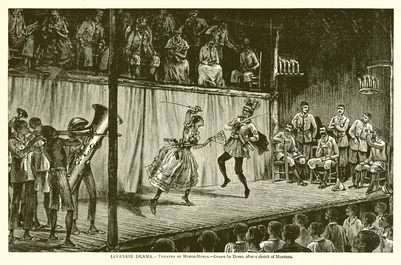 Dramma giavanese. Teatro di Moros-Moros da English School