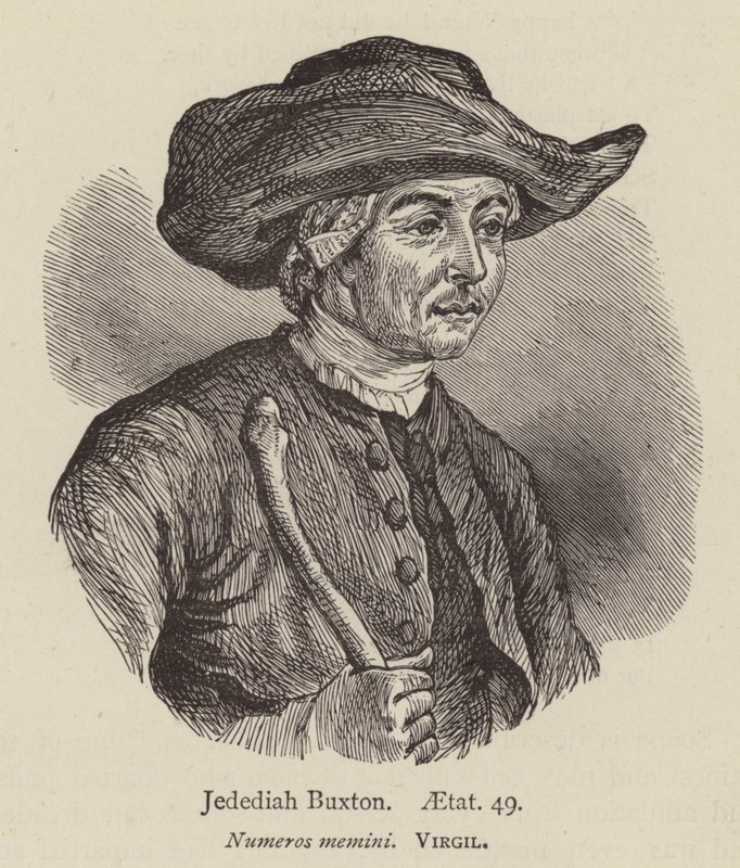 Jedediah Buxton, aetat 49 da English School