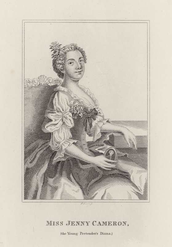 Jenny Cameron, Flora Macdonald (incisione) da English School