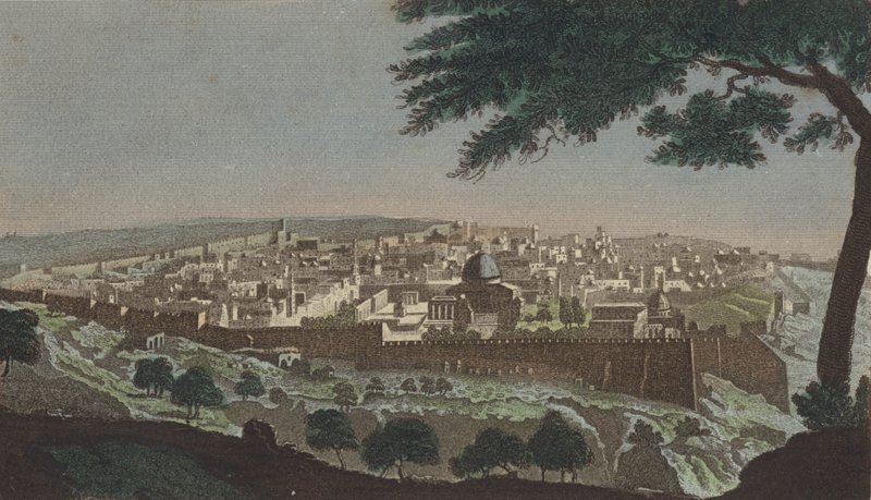 Gerusalemme dalla Valle di Giosafat da English School