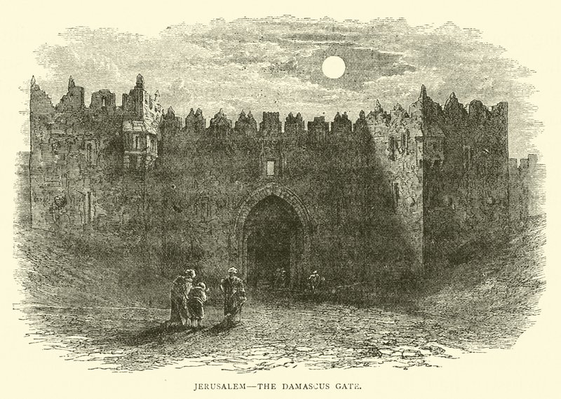 Gerusalemme, la Porta di Damasco da English School