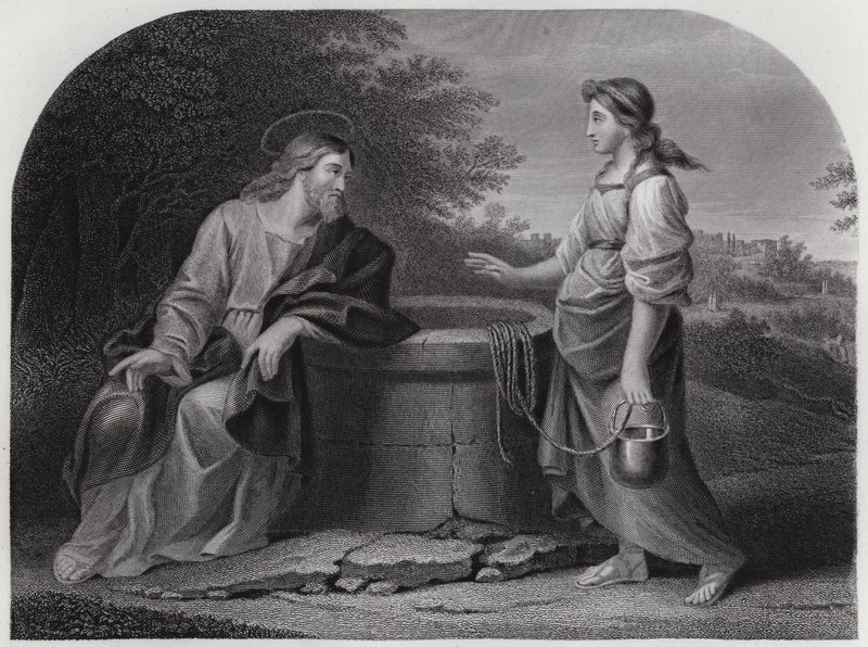 Gesù e la Samaritana da English School