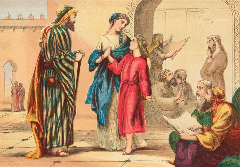Gesù lascia il Tempio da English School